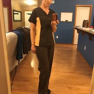 Tafford Flexible Cream Orange and Brown Set